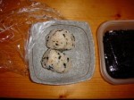 鮭ぶしおにぎりと、とろろ昆布と鮭節「華ふぶき」うまっ！